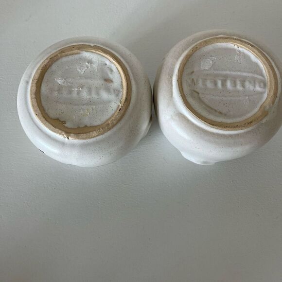 Vintage Westbend Pottery Bean Pot Crock Bowls - set of 2 - Picture 4 of 5